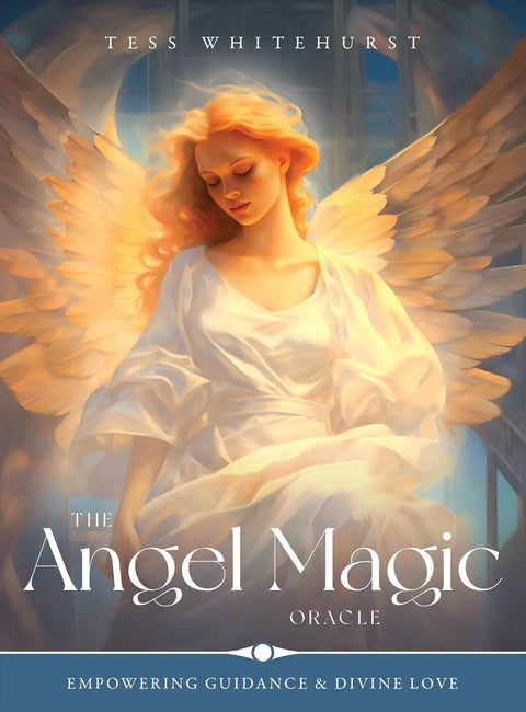 The Angel Magic Oracle Cards Deck Divine Blue Angel By Tess Whitehurst Amo23