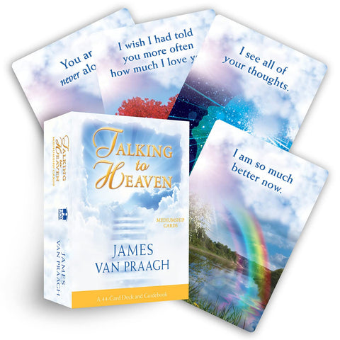 Talking To Heaven Mediumship Cards Deck Guidebook Hay House James Van Praagh NEW