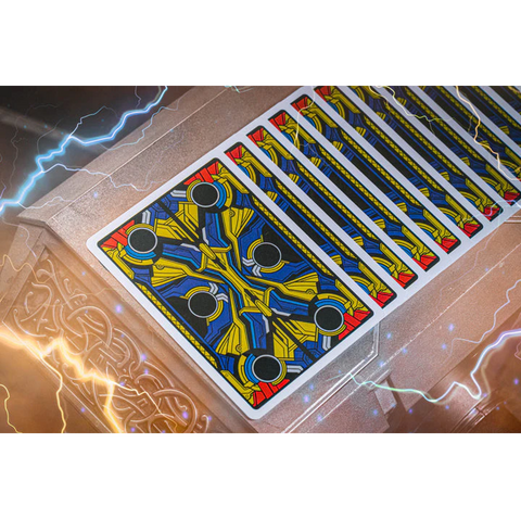 Thor: Love & Thunder Playing Cards Paper Led Lights Blue Gilded Difatta Dif17
