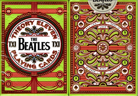 The Beatles Playing Cards Deck Theory 11 Green Magic Tricks Quality USA