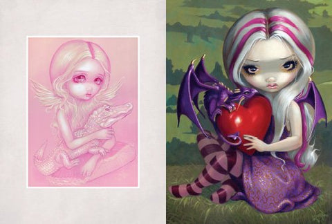 Strangeling Book The Art Of Jasmine Becket-Griffith Paintings Blue Angel Str25