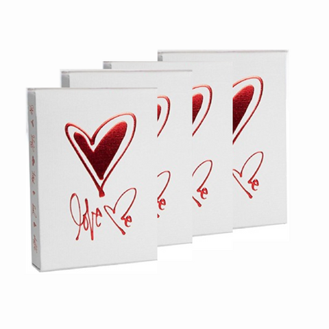 4x Decks Love Me Red Theory 11 Playing Karten Magic Tricks Sealed Made In USA