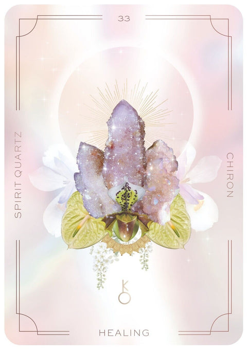Astral Realms Crystal Oracle Cards Leah Shoman Rockpool Publishing Rp84