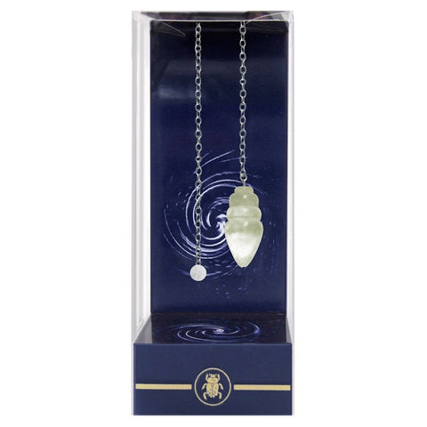 Classic Crystal Pendulum Lo Scarabeo Silver Chain Dowsing Divination Tool NEW