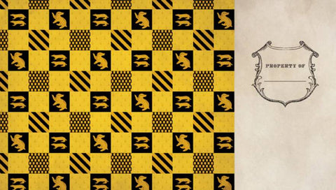 Harry Potter: Hufflepuff Ruled Pocket Journal Insiht Editions