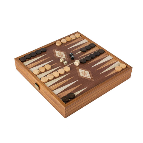 4-in-1 Classic Game Set: Chess, Backgammon, Ludo & Snakes