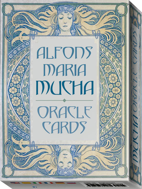 Alfons Maria Mucha Oracle Cards Deck & Instruction Lo Scarabeo Esoteric NEW