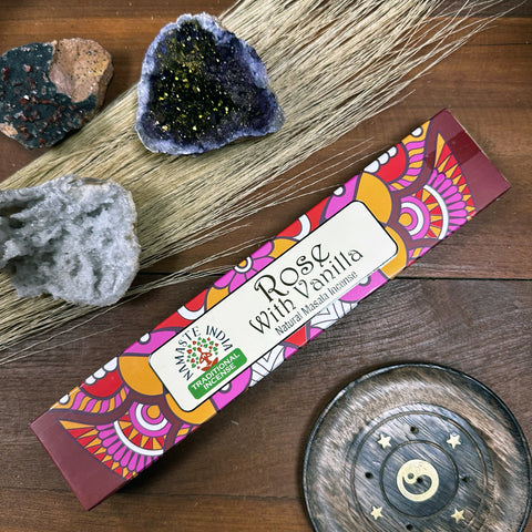 Namaste Mandala Masala Incense - Rose With Vanilla Orkay