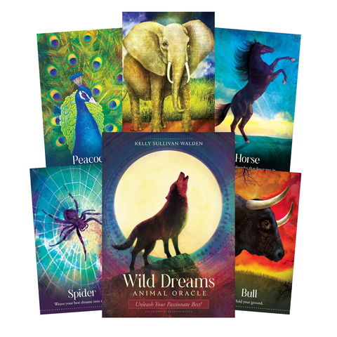 Wild Dreams Animal Oracle – Spirit Animal Cards Deck & Guidebook