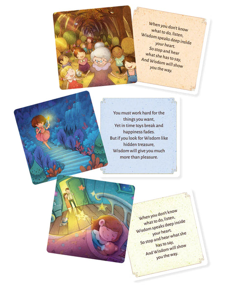 Wisdom For Wee Ones Interpretation Of Proverbs Cards Schiffer Publishing NEW