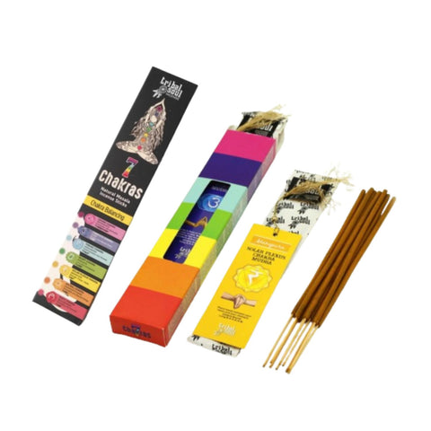 Tribal Soul Incense - 7 Chakras with Message Card Hari Darshan