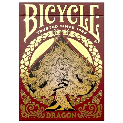 Bicycle Dragon Red Playing Cards Deck Original Poker Size Quality 10043598