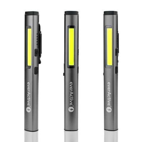 Everactive Pl-350R Flashlight Led 350 Lumens 3W Uv Light & Laser Waterproof NEW