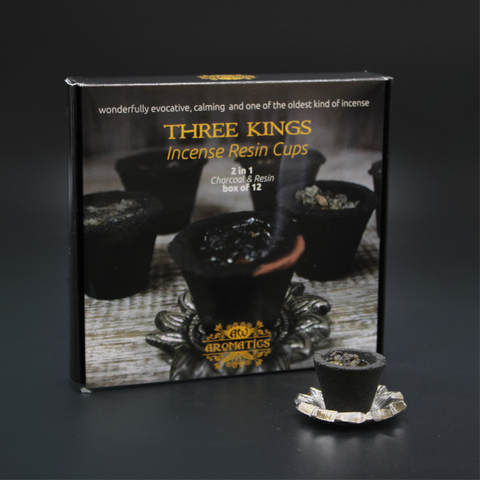 Box of 12 Resin Cups - Three Kings AW Aromatics