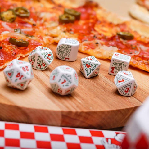 Q WORKSHOP Pizza Dice Set Pepperoni