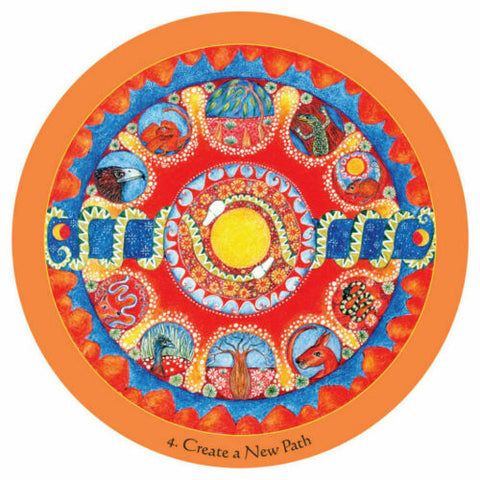 Mandala Healing Oracle Cards Deck Blue Angel Esoteric Journey To Your Heart NEW