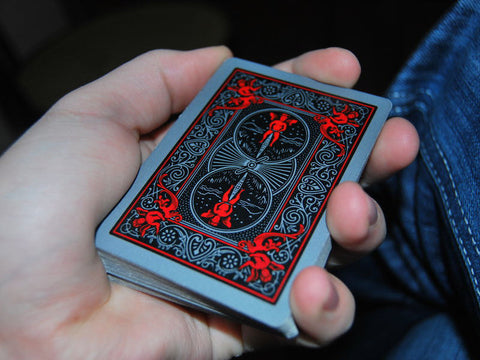 Bicycle Tragic Royalty Playing Cards Deck Glow In Dark Under Black Light NEW