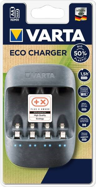 Varta Eco Charger For Aa & Aaa 57680 101 401 Batteries Excluded Bio Plastic NEW