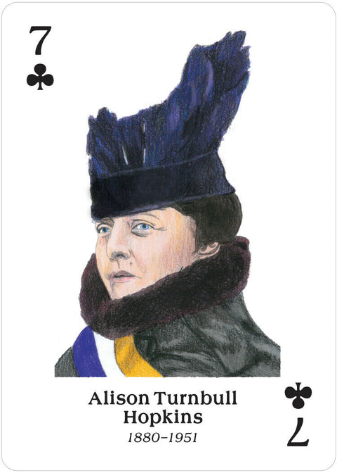 Womens Suffrage Playing Cards Deck Booklet Illustrated US Games Women'S Blue NEW