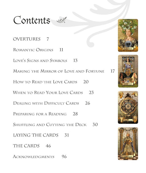Tarot Of The Heart Cards Deck Cico Books Liz Dean Oliver Burston Spirit NEW