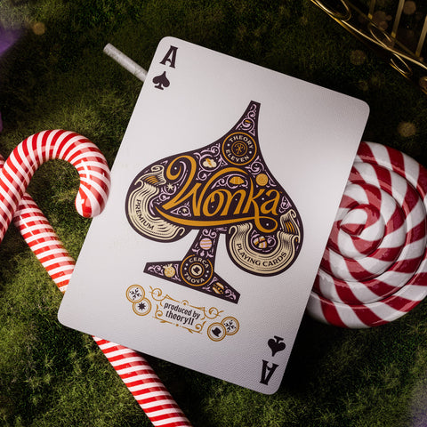 Wonka Playing Cards Premium Theory 11 Magic Tricks Chocolate Factory USpcc T1184