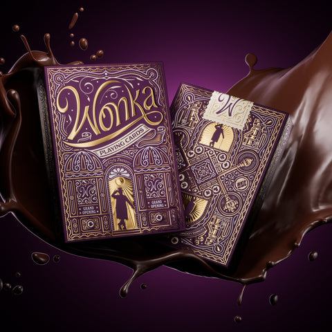 Wonka Playing Cards Premium Theory 11 Magic Tricks Chocolate Factory USpcc T1184