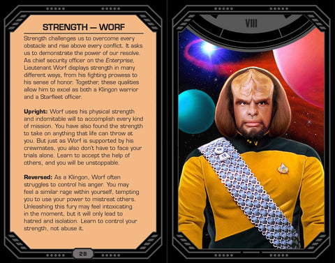 Star Trek: The Next Generation Tarot Cards Deck & Guidebook Insight Editions NEW