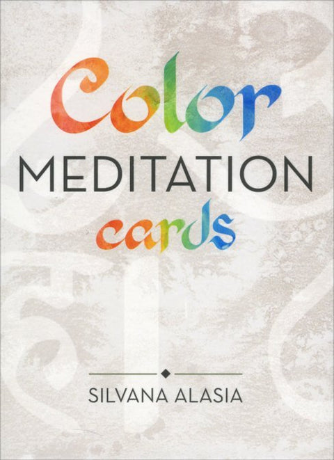 Color Meditation Cards Deck Oracle With Guidebook Lo Scarabeo Silvana Alasia NEW