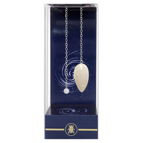 Classic Rose Quartz Pendulum Lo Scarabeo Silver Chain Dowsing Divination NEW