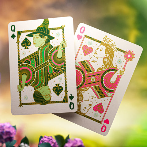 Wicked Oz Playing Cards by Theory 11 Green Gold