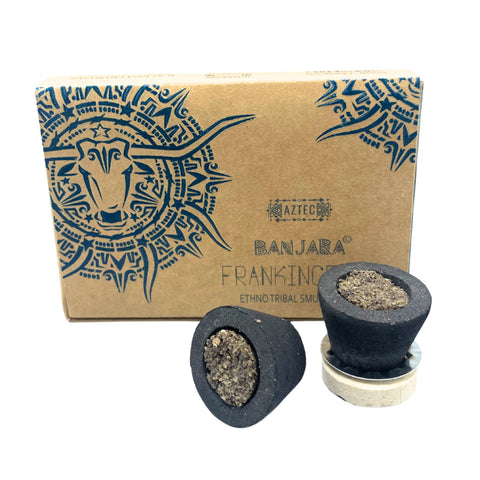 Banjara Resin Smudge Cups Frankincense Scent Ethno Tribal Spiritual Healing NEW