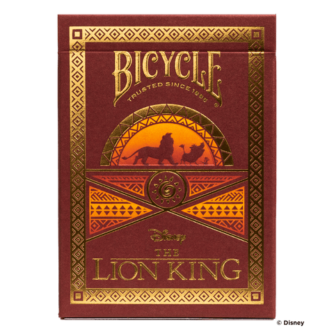 Bicycle Disney Lion King Inspired Playing Cards Deck Gold Foil Back 10042980