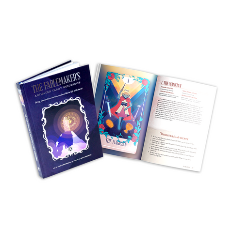 The Fablemaker'S Animated Tarot Guidebook Silver Hitpoint Press Hppb005