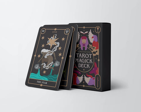 The Witch Of The Forest'S Tarot Magick Deck Spiritual Leaping Hare Press Lhp001