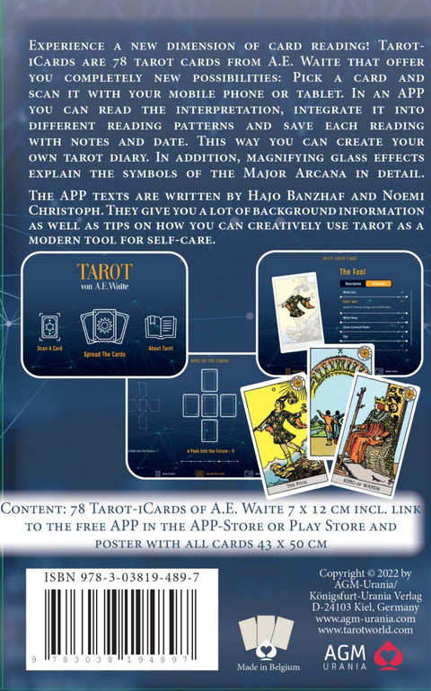 Tarot of A.E. Waite Icards Gb Interactive Options Included Agm Urania 1000003706