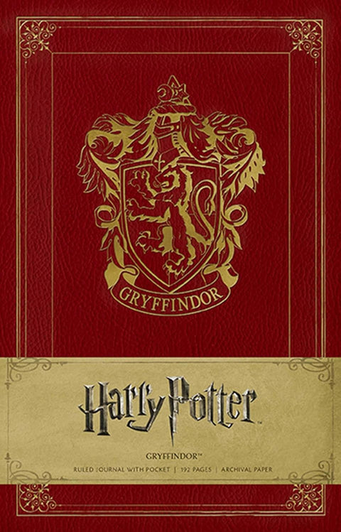 Harry Potter: Gryffindor Hardcover Ruled Journal Insight Editions