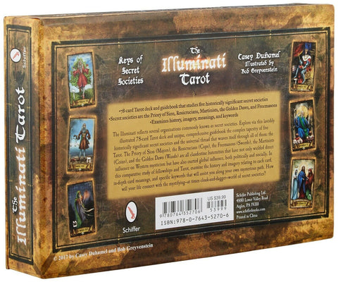 Illuminati Tarot Cards Deck Book Set Schiffer Publishing Duhamel Esoteric NEW