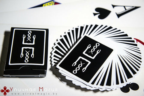 Heka Playing Cards Deck Difatta Gbm G.B.M. USpcc Magic Tricks Poker Black NEW