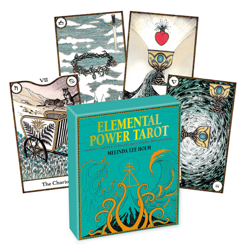 Elemental Power Tarot Cards & Illustrated Book Cico Books Melinda Lee Holm NEW
