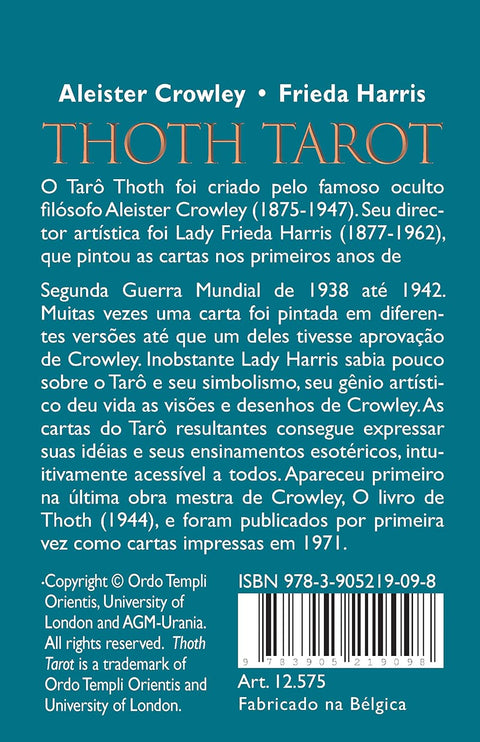 Aleister Crowley's Tarot Thoth Standard portuguese – AGM