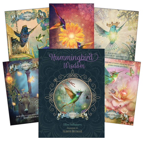 Hummingbird Wisdom Oracle Cards Deck Schiffer Publishing Guidance Birds NEW