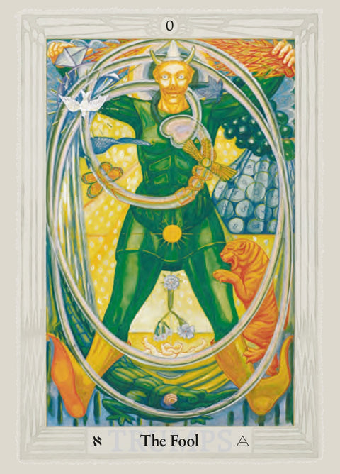 Thoth Tarot Cards De Luxe Aleister Crowley By Frieda Harris Art Agm 1067012377