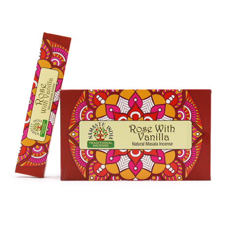 Namaste Mandala Masala Incense - Rose With Vanilla Orkay