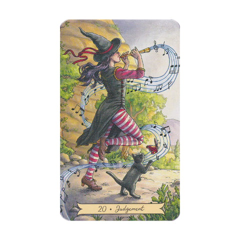 Everyday Witch Tarot Mini Cards Deck Llewellyn Deborah Blake Elisabeth Alba NEW