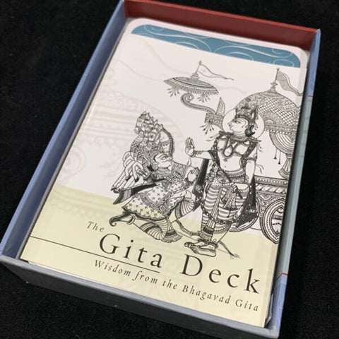 The Gita Deck Wisdom Bhagavad Gita Inspirational Card Deck Insight Editions NEW
