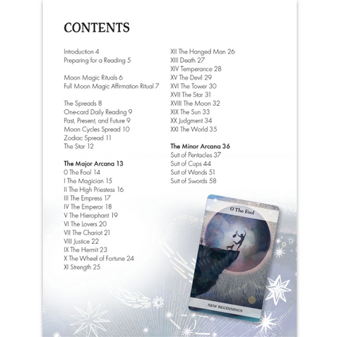 The Moon & Stars Tarot Cards With Book Cico Books By Jayne Wallace Healing NEW