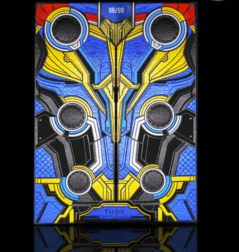 Thor: Love & Thunder Playing Cards Paper Led Lights Blue Gilded Difatta Dif17
