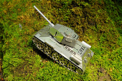 Tank T-34 Model Building Kit Original Time For Machine Stainless Steel NEW