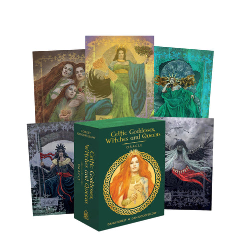 Celtic Goddesses, Witches And Queens Oracle Cards Deck Schiffer Publishing Sp168