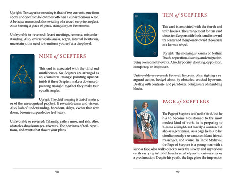 Tarot Medieval Cards Deck Schiffer Publishing Caitlin Matthews Wil Kinghan NEW